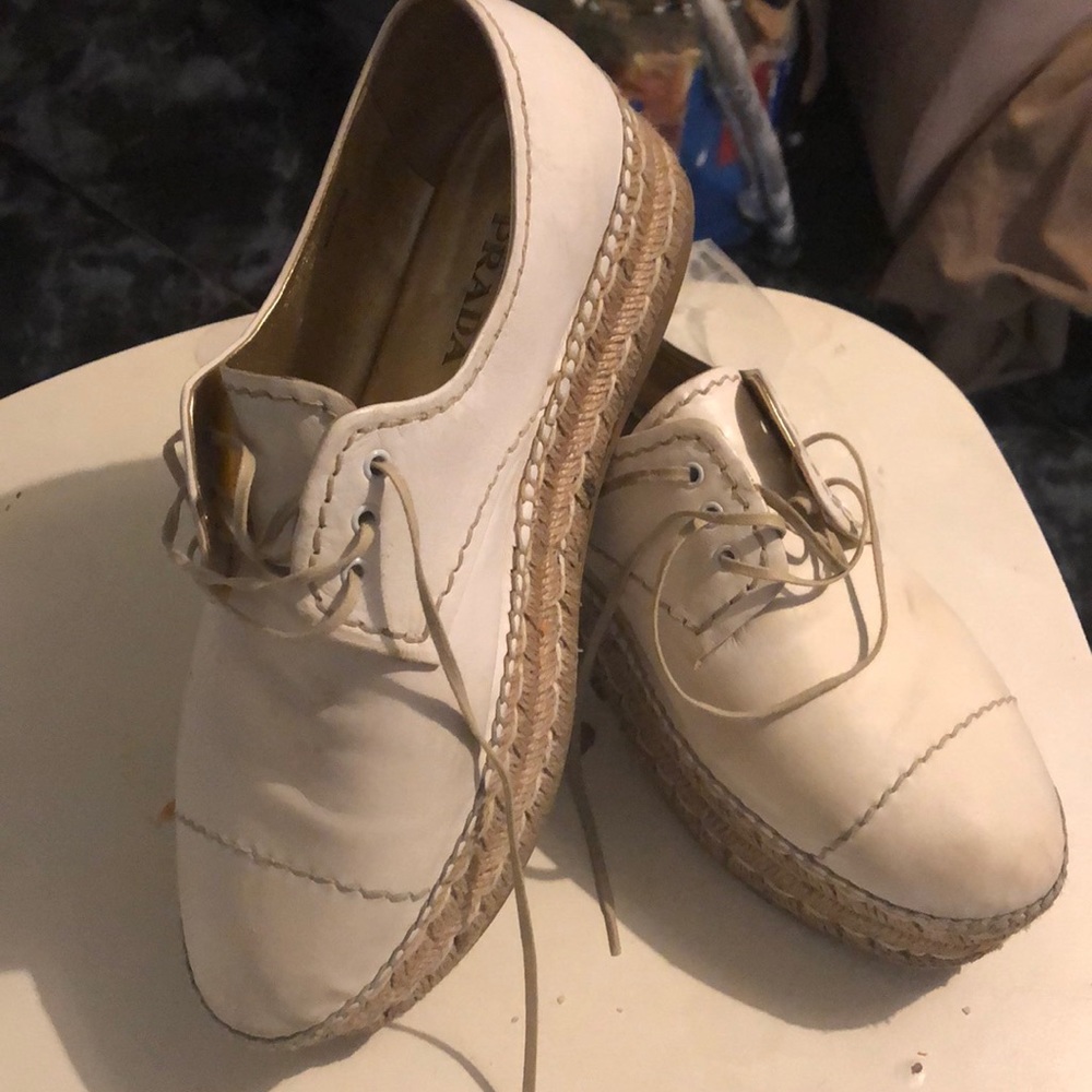 Espadrille prada platform